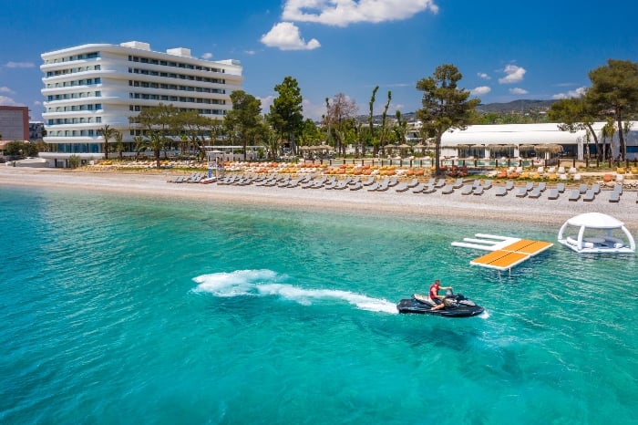 Isla Brown Corinthia Hotel Greece, designed by Elastic Architects, photographed by © Pygmalion Karatzas.