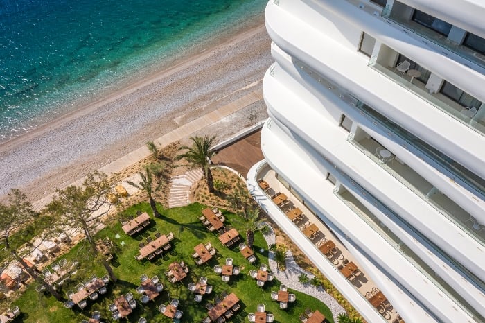 Isla Brown Corinthia Hotel Greece, designed by Elastic Architects, photographed by © Pygmalion Karatzas.