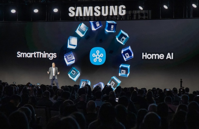 samsung technology ces 2025 press conference ai for all vision dl5