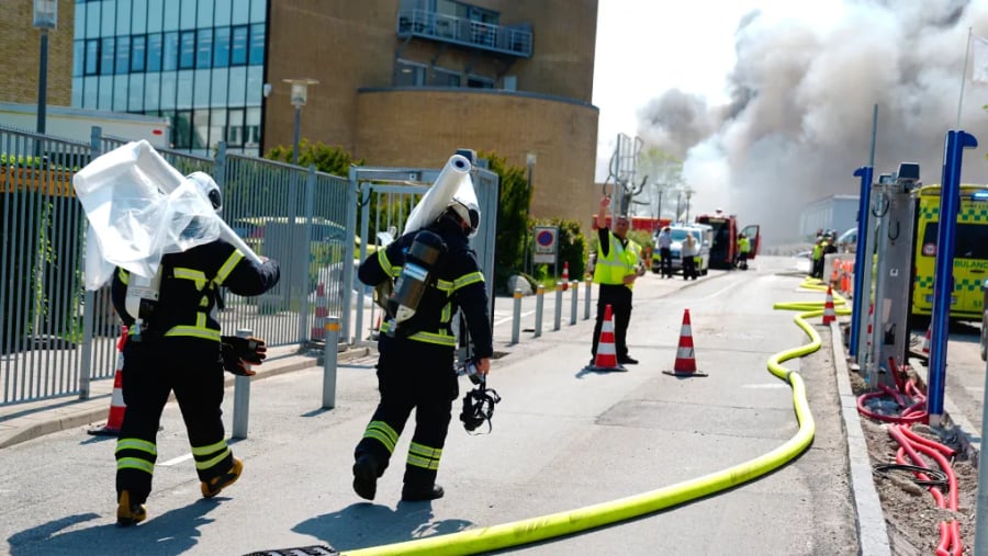Φωτιά ξέσπασε σε κτίριο της Novo Nordisk στην Κοπεγχάγη