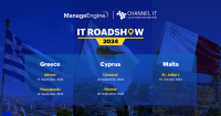 Η Channel IT φέρνει το ManageEngine IT Roadshow 2024 σε Ελλάδα, Κύπρο και Μάλτα