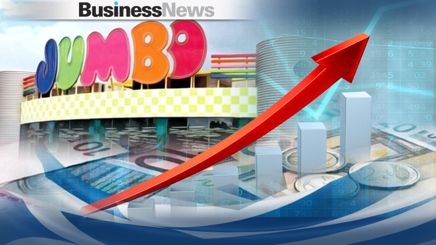 Jumbo: Αύξηση 8% των πωλήσεων το πεντάμηνο - Διατηρεί τις εκτιμήσεις της για αύξηση τζίρου και κερδών