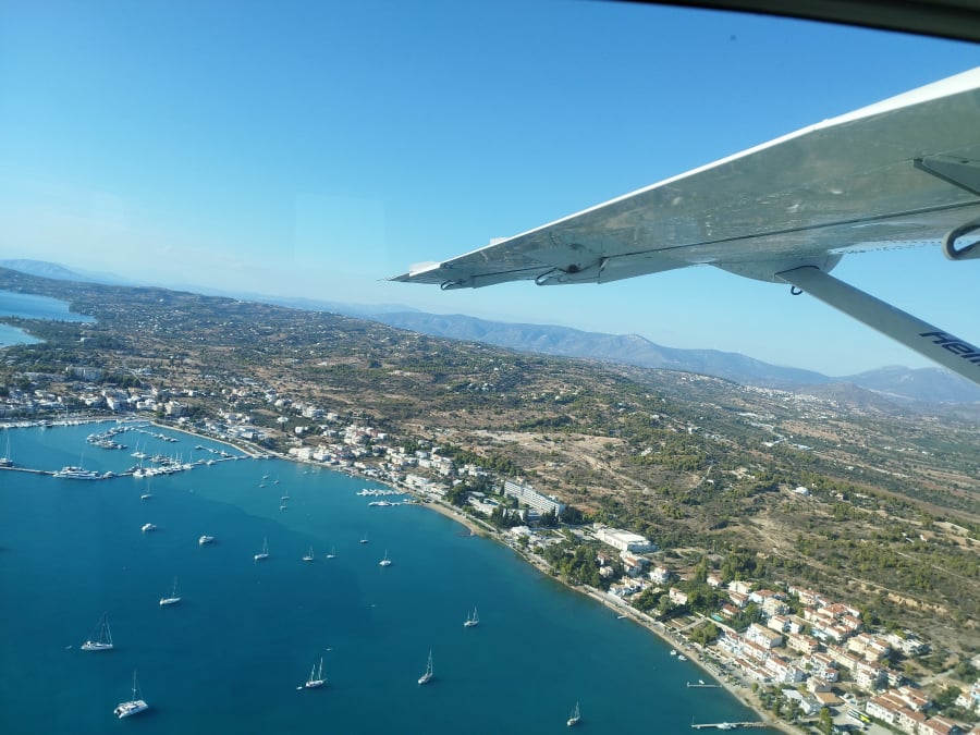 Hellenic Seaplanes: Η πρώτη δοκιμαστική πτήση προς την Ερμιόνη Αργολίδας