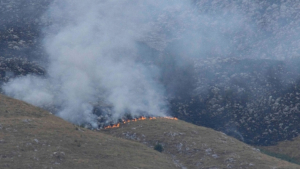 Ο όρος Όρβηλος στις Σέρρες καίγεται 28 μέρες- Τα ενάερια μέσα σταμάτησαν να επιχειρούν εδώ και μια εβδομάδα