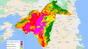 Πάνω από 3,5 βαθμούς εκτιμάται ότι μπορεί να αυξηθεί η μέση θερμοκρασία αέρα στην Αθήνα την περίοδο 2041-2070