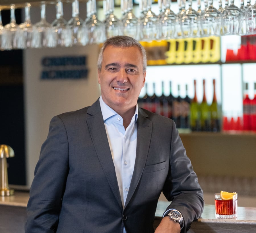 Ο κ. Βασίλης Βελισκιώτης, Managing Director Campari Hellas