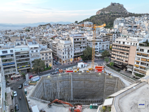 ΑΒΑΞ: «Τρέχει» ο σταθμός «Κολωνάκι» της νέας Γραμμής 4 του Μετρό της Αθήνας