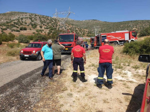 Γλυφάδα: Έσβησε η φωτιά που εκδηλώθηκε στο Πυρνάρι (φωτό)