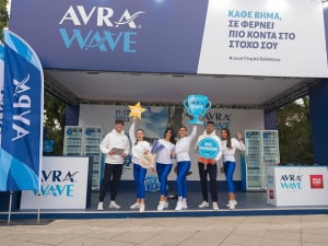 Με το «AVRA WAVE» το Φυσικό Μεταλλικό Νερό ΑΥΡΑ στον Μαραθώνιο της Αθήνας