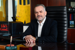 Ο κ. Άρης Κουτελός, Managing Director της LG Electronics Hellas