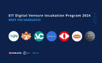 Ενίσχυση 105.000 ευρώ το 2024 μέσω του EIT Digital Venture Incubation Program σε 7 startups