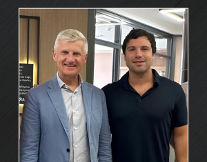 Από αριστερά: Dr. Andrea Illy, Πρόεδρος της illycaffè S.p.A κ.Ιορδάνης Ιωσηφίδης, General Manager της Kafea Terra