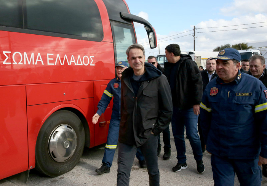 Στη Σαντορίνη ο  Κυρ. Μητσοτάκης - «Καλύτερα να προλαμβάνουμε γεγονότα»