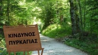 Υψηλός κίνδυνος πυρκαγιάς αύριο σε πολλές περιοχές της χώρας - Επικίνδυνη εβδομάδα για εκδήλωση πυρκαγιών