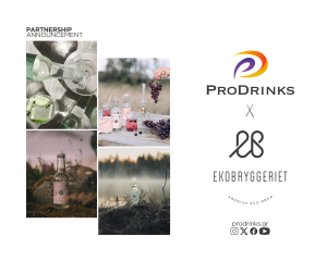 Νέα συνεργασία μεταξύ PRODRINKS και Ekobryggeriet